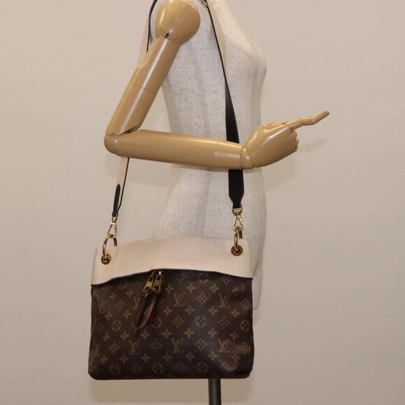 LOUIS VUITTON Monogram Tuile Reevess Shoulder Bag 2way M43576 LV Auth 148365 - Picture 14 of 16